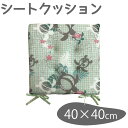 キョーエー メッシュ シートクッション 40×40cm [座布団 椅子用] グリーン