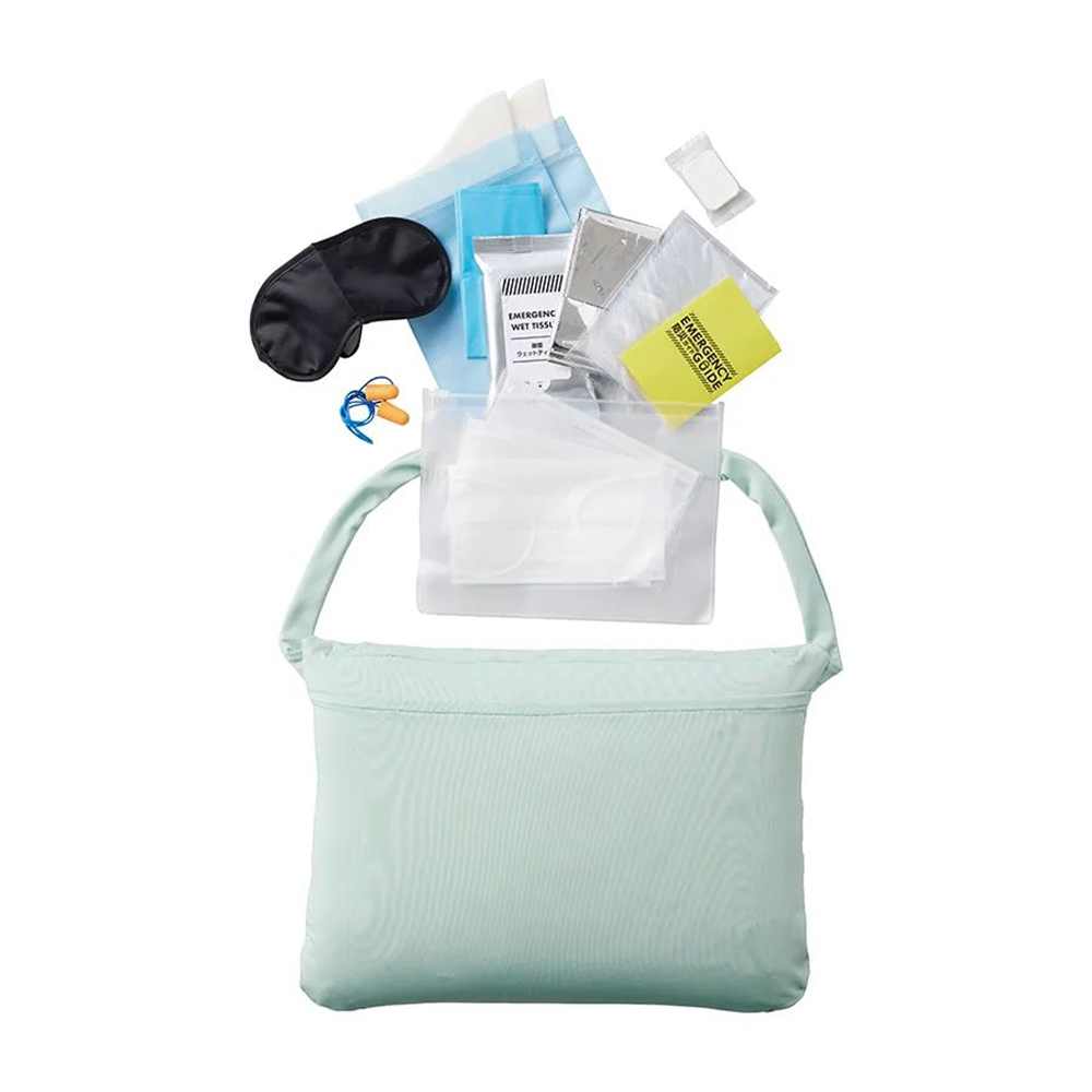 トレードワークス SUGUBO 防災クッション スモークブルー [防災セット 防災グッズ 災害 避難 非常用 持..