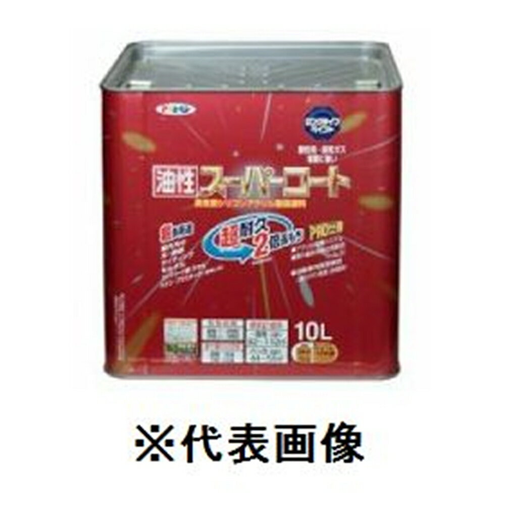 アサヒペン 油性スーパーコート(白) 【10L(10000ml)】