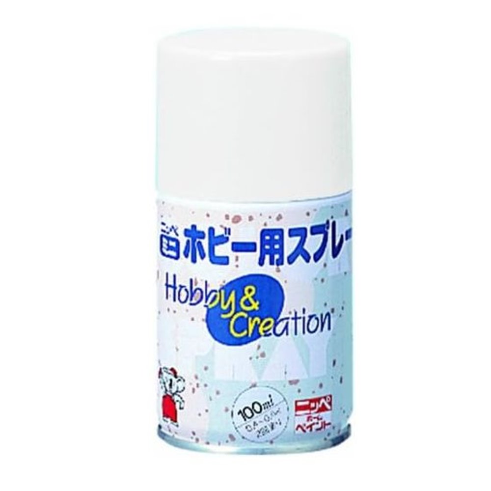ニッペホームプロダクツ ミニホビー用スプレー No.1 ホワイト [塗料 工作 DIY 補修 油性 屋内外] 100ml