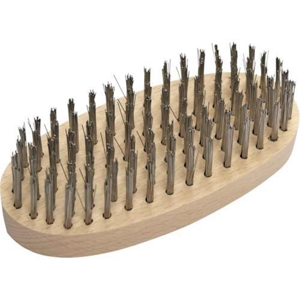 コーワ ステンレスブラシ [作業工具 研磨 さび落とし 下地処理] 小判型7行密集