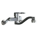 LIXIL(リクシル) シングルレバー壁付キッチン水栓 RSF-863YB