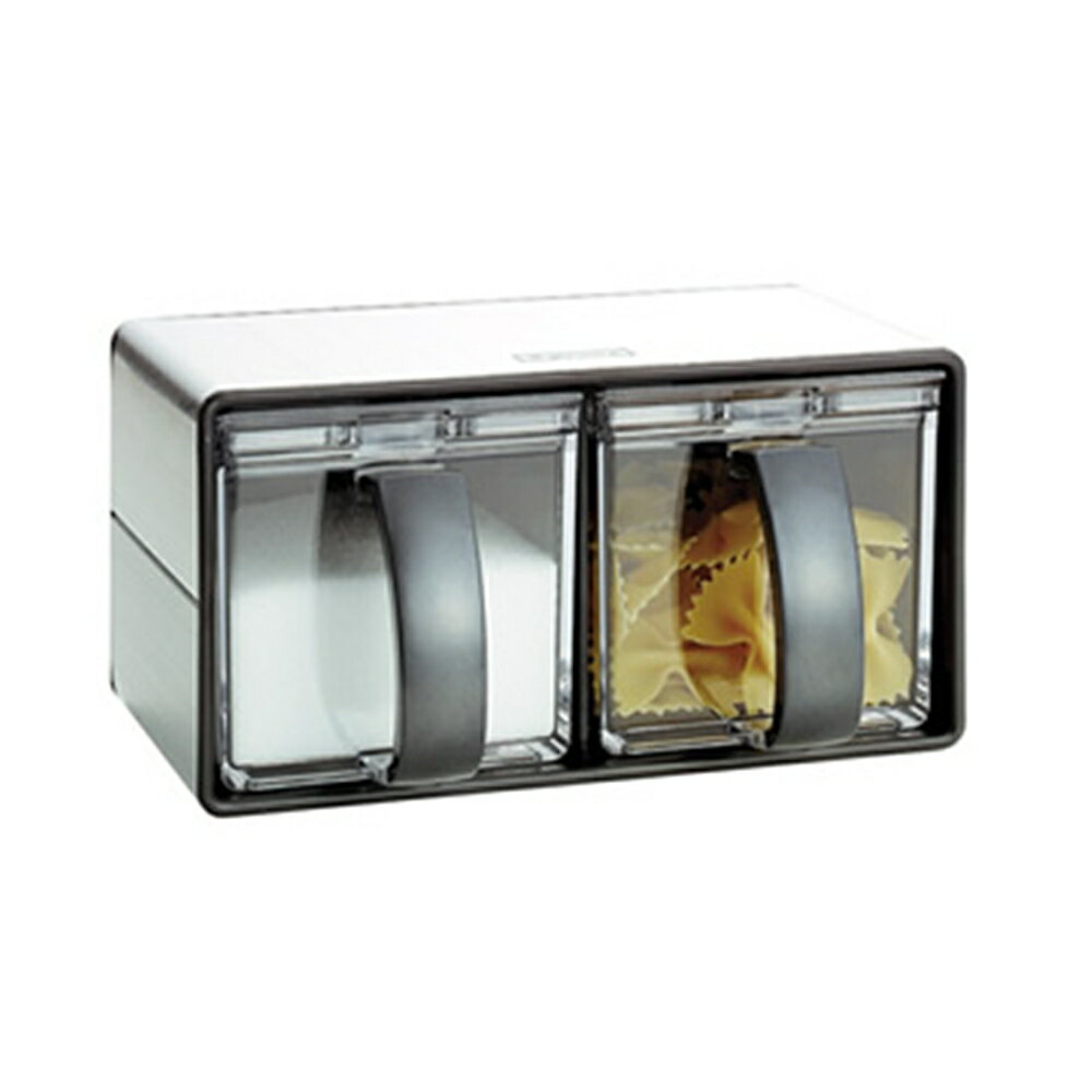 アスベル フォルマ コンパクト調味料ケース ステンレス2 シルバー