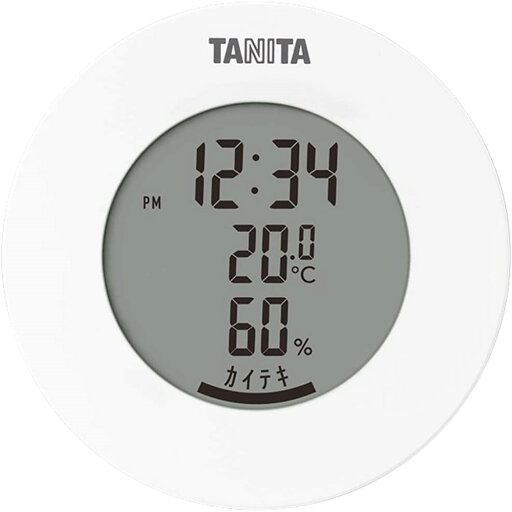 タニタ デジタル温湿度計 ホワイト TT-585 タニタ デジタル温湿度計 ホワイト TT-585