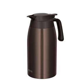 THERMOS サーモス ステンレスポット 2.0L ダークブラウン [保温 保冷 卓上ポッド 軽量 コンパクト 広口] TTB-2000 DBW