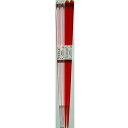 アオバ 箸 食洗機対応 クリア 2P レッド(塗箸 お箸) 23cm