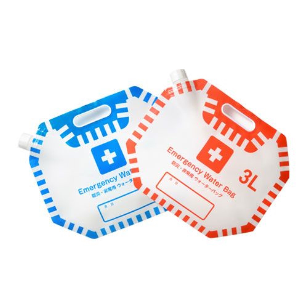 和平フレイズ 防災・非常用ウォーターバッグ (3L) 2枚組 [防災グッズ 給水袋 断水 災害時] MH-1539
