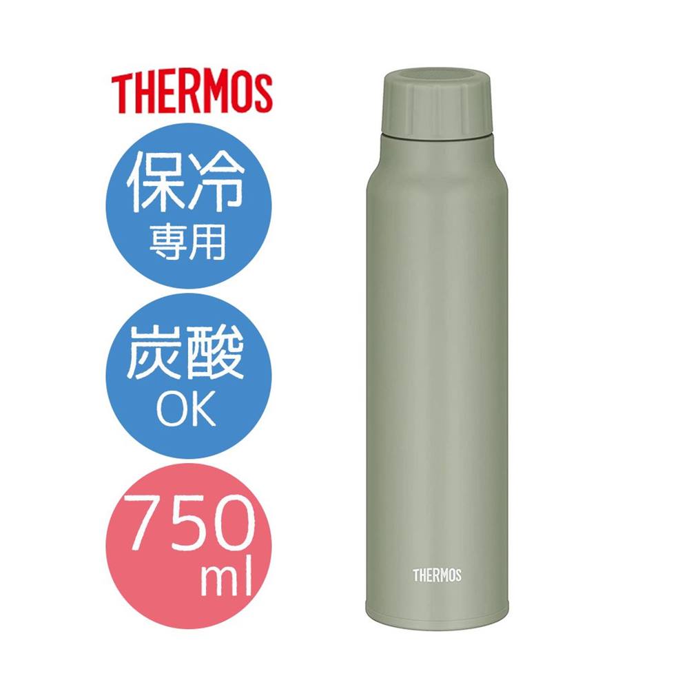 商品情報商品名【保冷専用】保冷炭酸飲料ボトル 0.7L [水筒 700ml 炭酸 真空断熱 スポーツ飲料OK ジム レジャー オフィス]メーカーTHERMOS サーモス 規格/品番 FJK-750 カーキ(KKI) サイズ ●サイズ(約):...