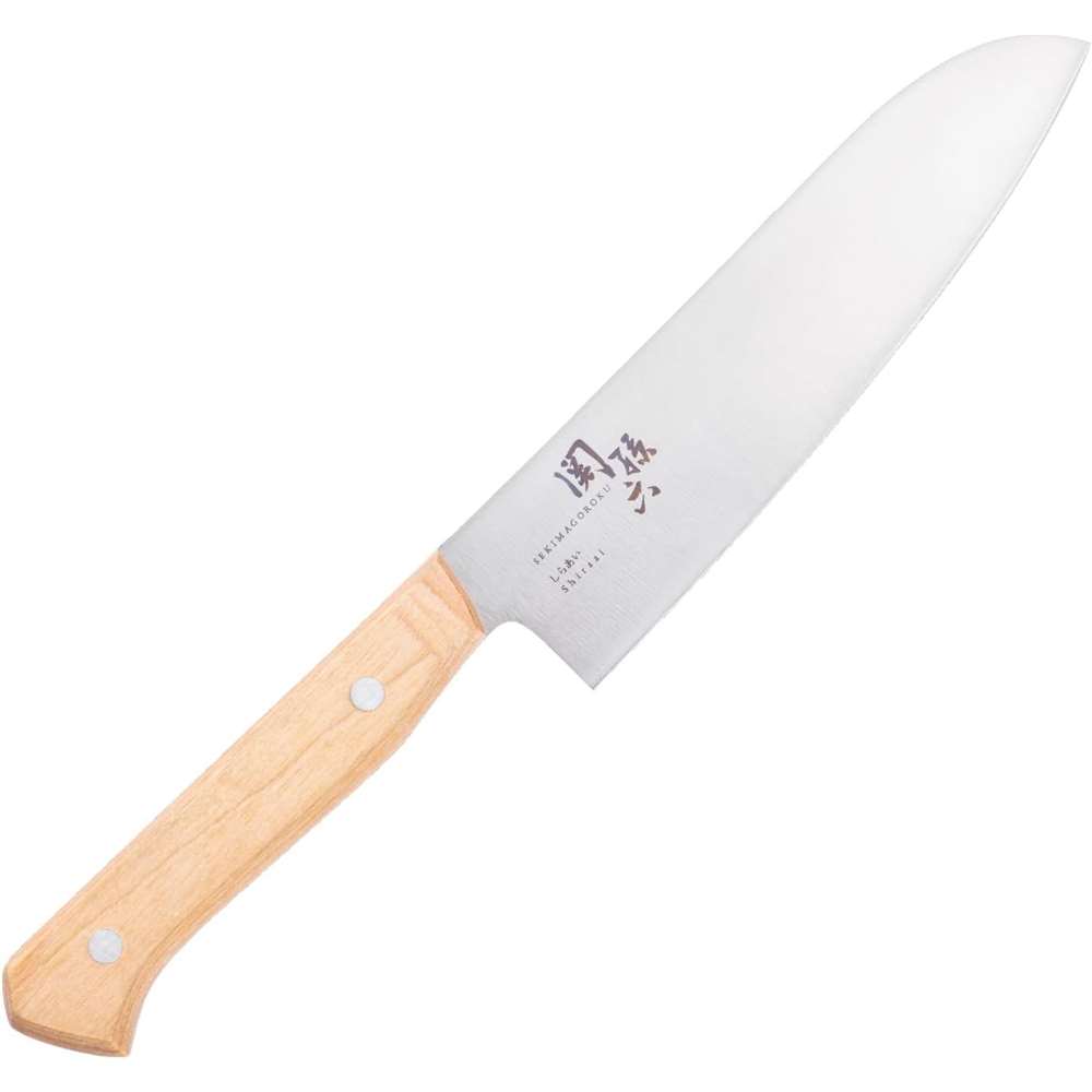 貝印 関孫六 しらあい 三徳 165mm [包丁 ナイフ 調理器具 右利き 左利き] AB5482