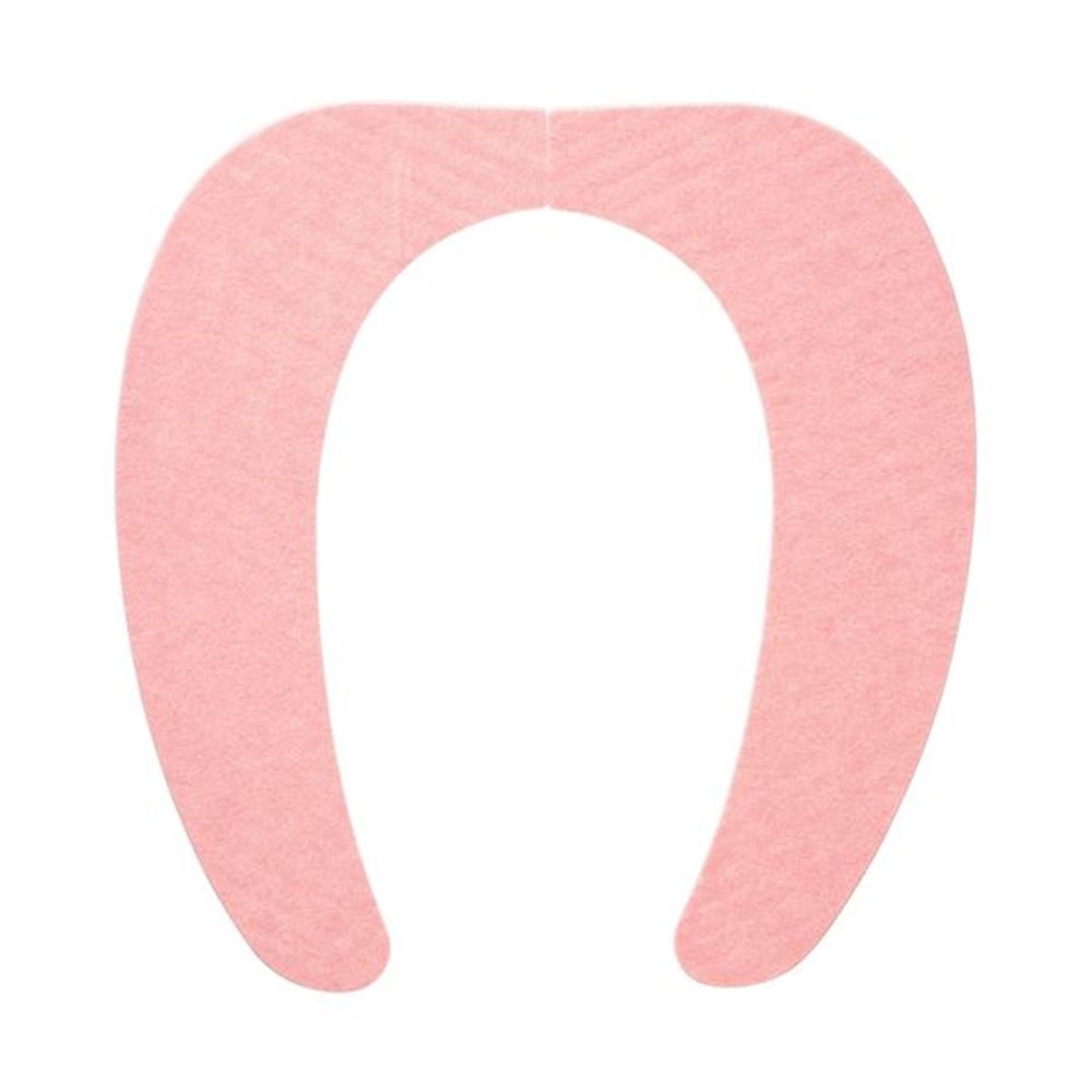 レック 便座シート 吸着べんざシート ピンク [トイレ用品 洗える 吸着シート 節電] BB-479