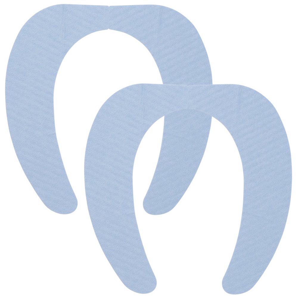 レック ぴたQ 吸着べんざシート 2組入 ブルー [トイレ用品 洗える 便座 吸着シート 節電] BB-480