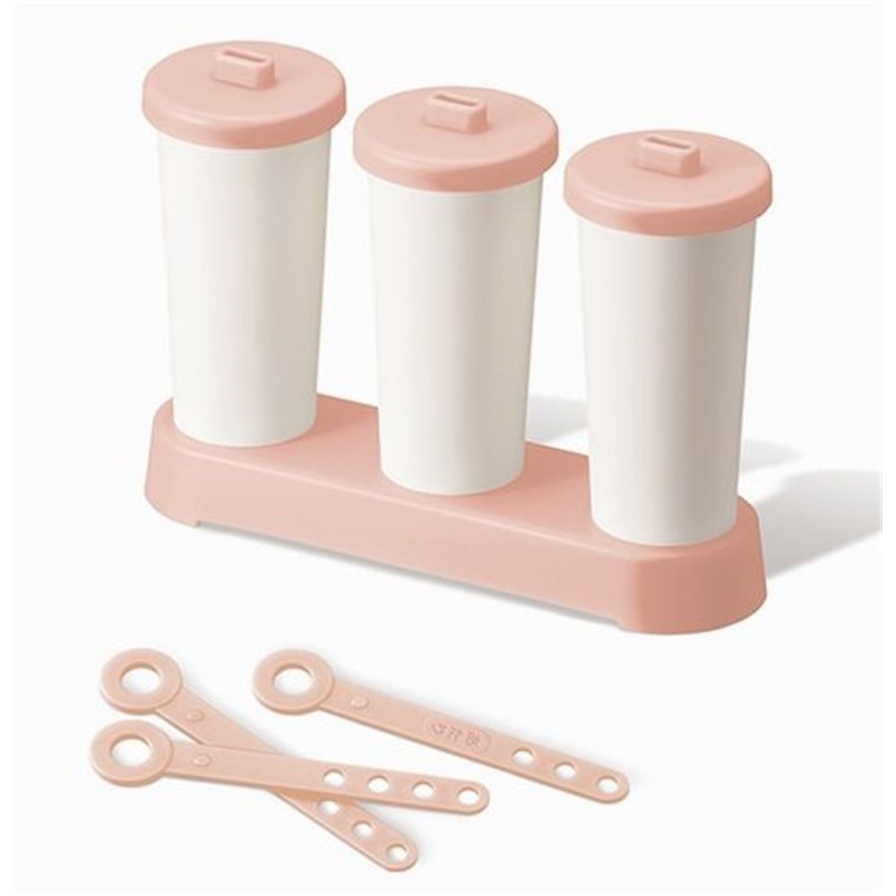 吉川国工業所 ライクイット like-it アイススタンド氷柱 ピンク あたり棒付き [キッチン用品 製氷器 製氷皿 アイスキャンディー] STK-05