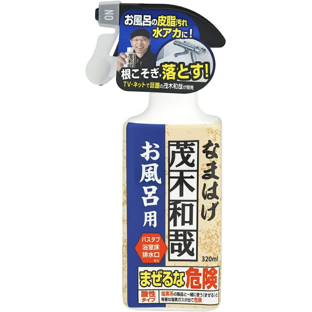 レック 茂木和哉 お風呂のなまはげ お風呂用洗剤 バスタブ・床・排水溝などに 320ml 品番C00251