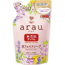 サラヤ arau.アラウ 無添加せっけん 泡フェイスソープ つめかえ用 [洗顔 美容 メイク] 180ml