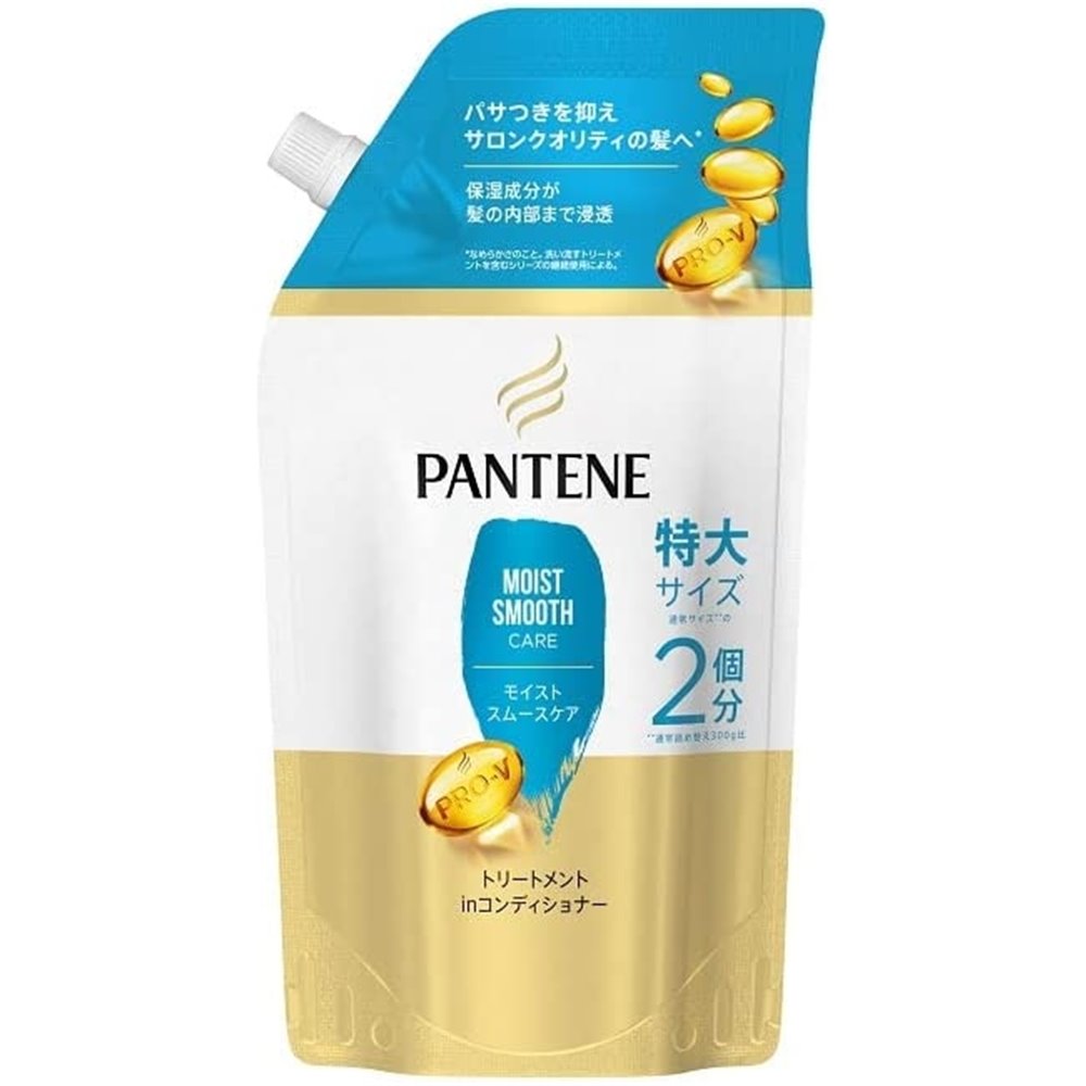 P&G パンテーン モイストスムースケア トリートメントinコンディショナー [へアケア サロンクオリティ 広がり パサつき しっとり] 詰替600g