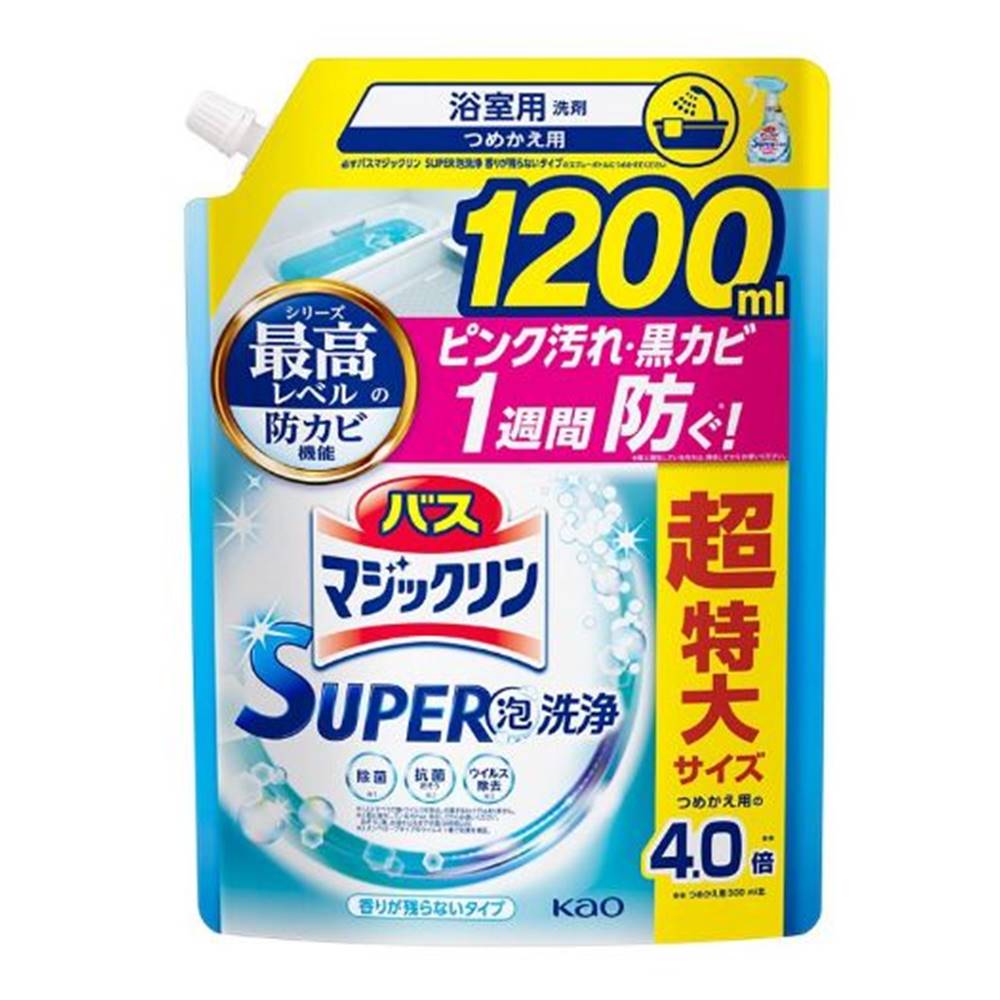 花王 バスマジックリン SUPER泡洗浄 香りが残らないタイ