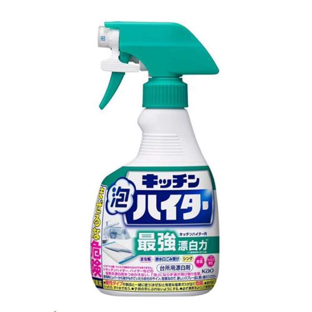 花王 キッチン泡ハイター ハンディスプレー [漂白剤 除菌 消臭 キッチン 台所] 400ml