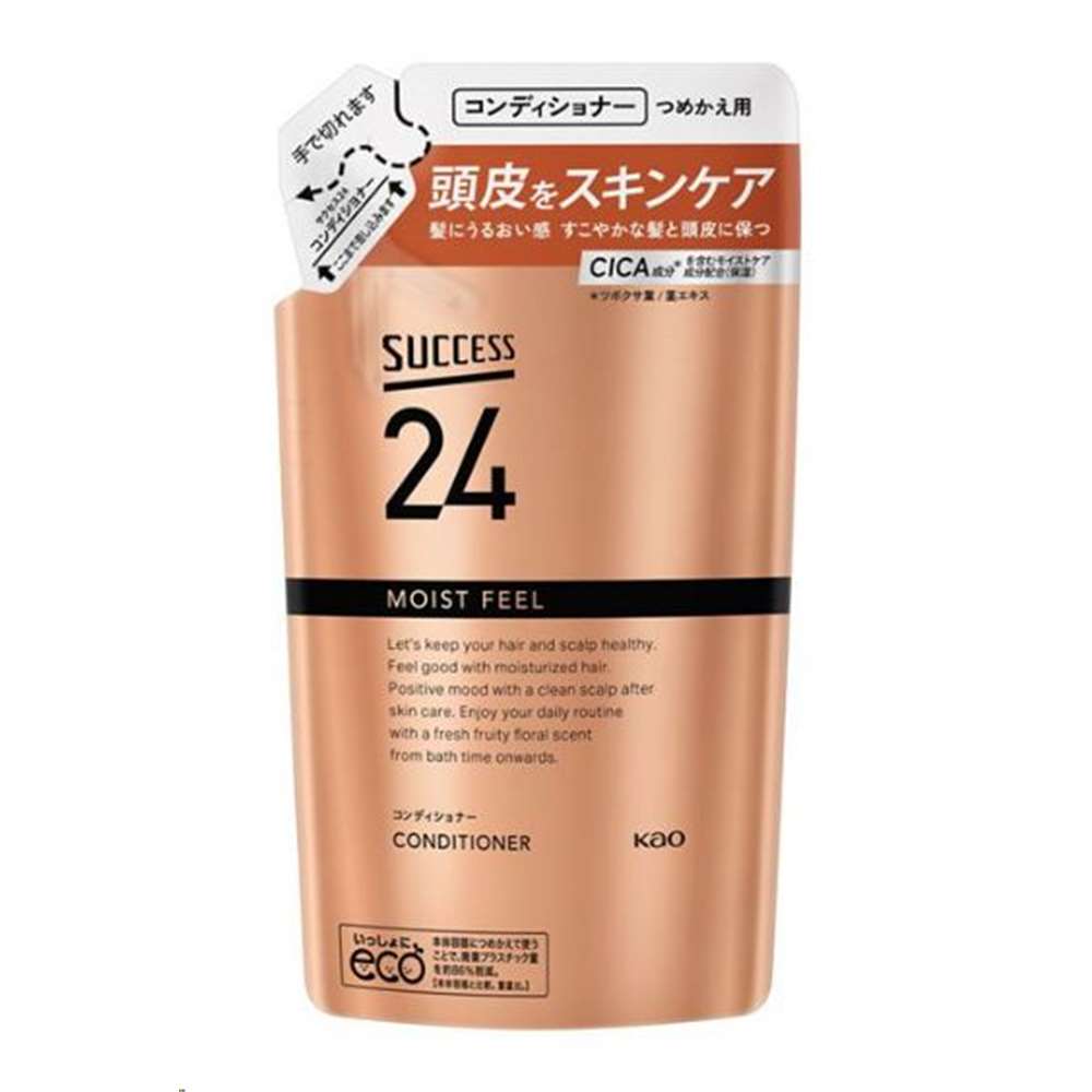 花王 サクセス24 モイストフィールコンディショナー [ヘアケア 頭皮 メンズ 男性用 リンス] 320ml(つめかえ用)