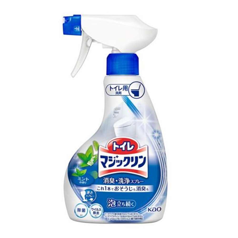 花王 トイレマジックリン消臭・洗浄スプレー ミントの香り [トイレ 洗剤 洗浄 消臭 除菌 ウイルス除去] 本体350ml