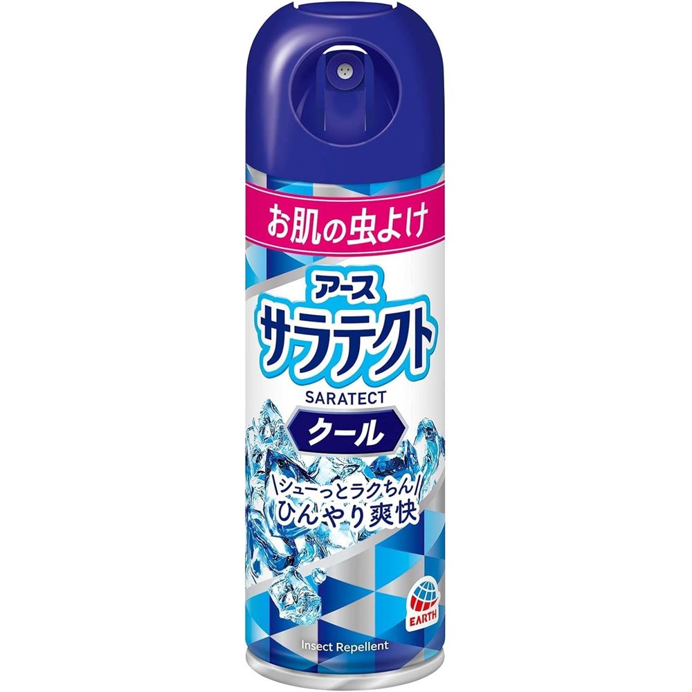 アース製薬 サラテクト クール [虫よけスプレー 虫除け 蚊 マダニ ブユ ひんやり 爽快 パウダーイン] 200mL [防除用医薬部外品]