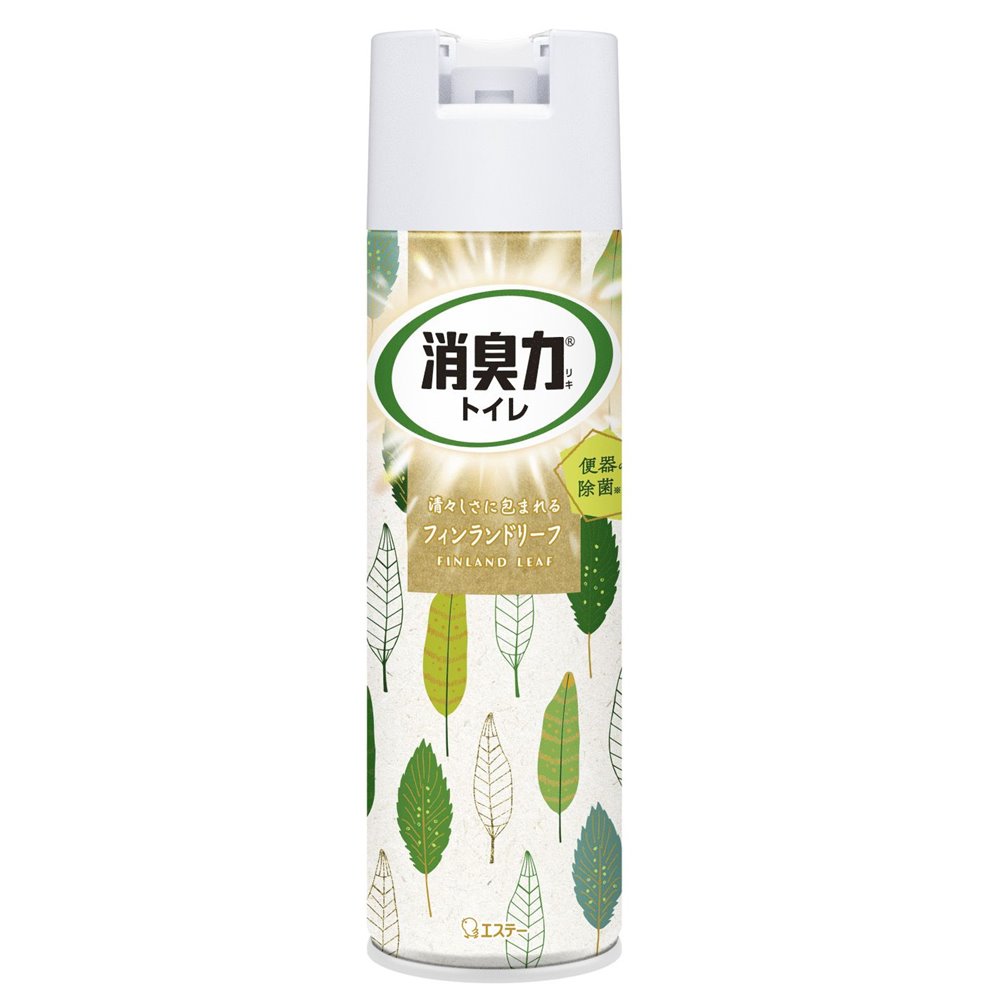 エステー 消臭力 トイレ用 スプレー フィンランドリーフ [消臭剤 芳香剤 除菌 ジェット噴射] 365mL(3)