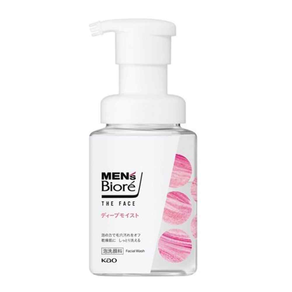 花王 メンズビオレ ザフェイス ディープモイスト [スキンケア 洗顔フォーム 洗顔料 泡 男性 保湿] 本体..