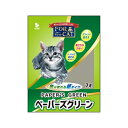 新東北化学 フォーキャット ペーパーズグリーン(猫砂・ネコ砂) 7L