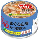 いなばペットフード CIAO ホワイティ まぐろ白身 かつお節入り 85g