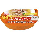 いなばペットフード CIAO カップ このままだしスープ まぐろ かにかま・しらす入り 60g