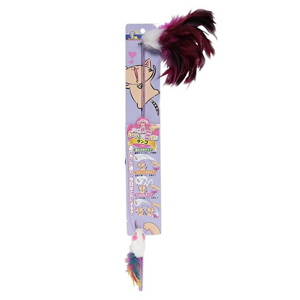 ドギーマン じゃれ猫 ふりふり三まい タンゴ [猫用おもちゃ ねこじゃらし]