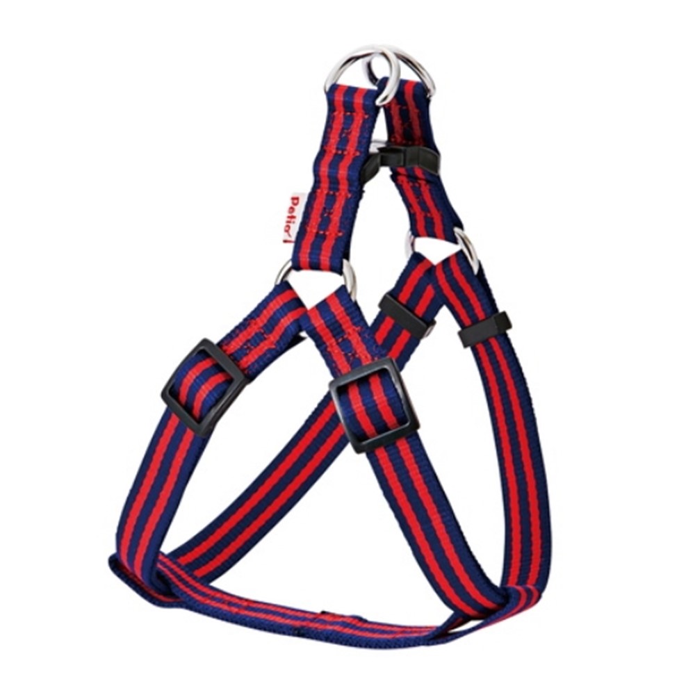 ペティオ メリカジ ストライプハーネス Mサイズ ネイビー