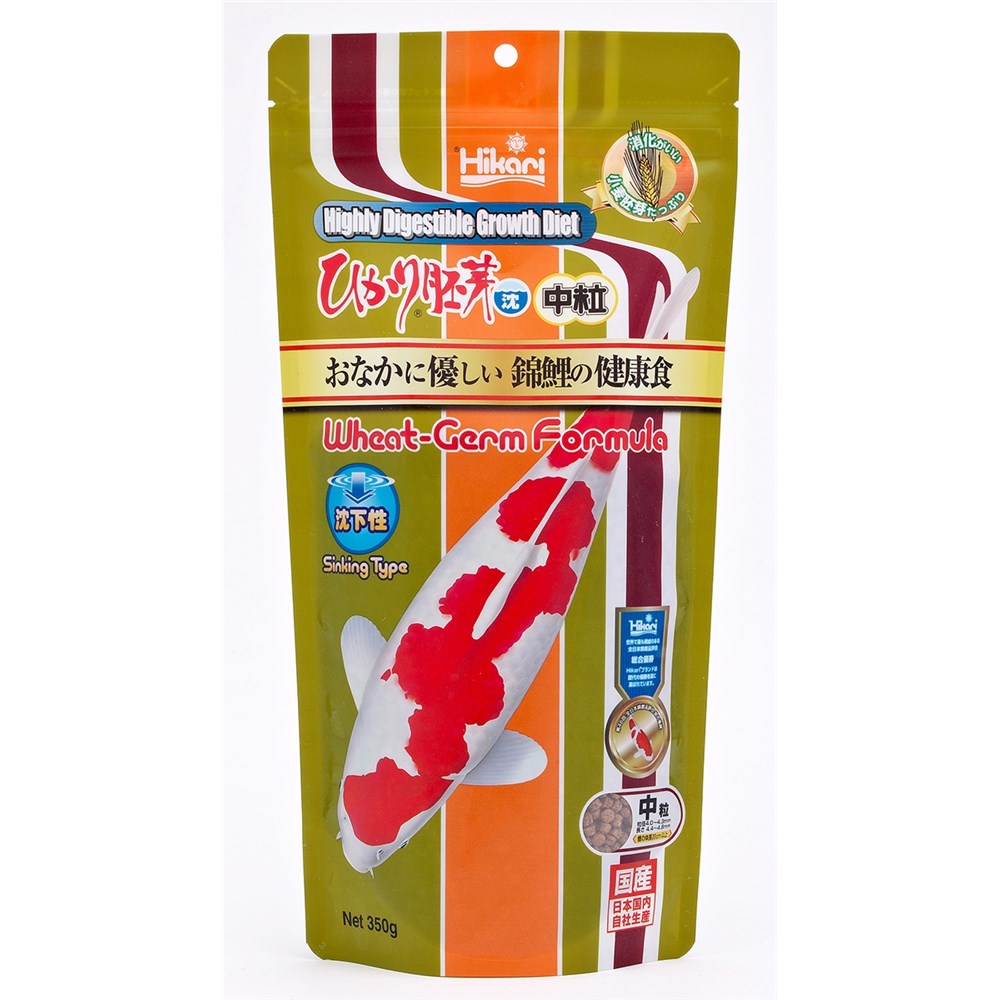 キョーリン ひかり胚芽 沈下(中粒) [胚芽ベースの多目的飼料] 350g