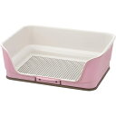 リッチェル お掃除簡単ステップ壁付トイレ 犬用 レギュラー ライトピンク(LP)(4)