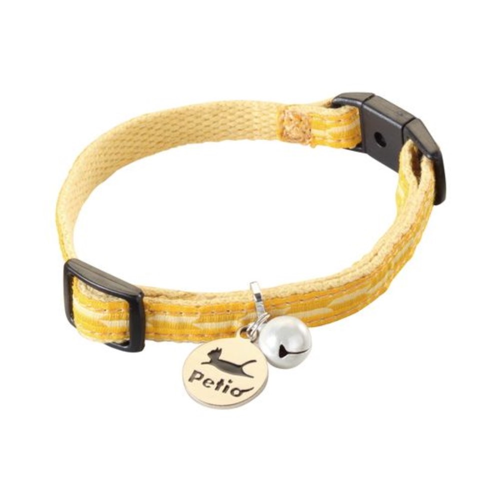 ペティオ 猫小町カラー 矢がすり [猫 キャット 首輪] イエロー