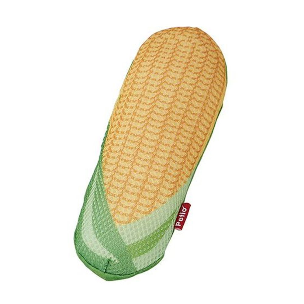 ペティオ(Petio) 犬用おもちゃ 洗える！歯みがきCORN(コーン) [犬用 デンタルトイ とうもろこし ぬいぐるみ 玩具 かわいい]