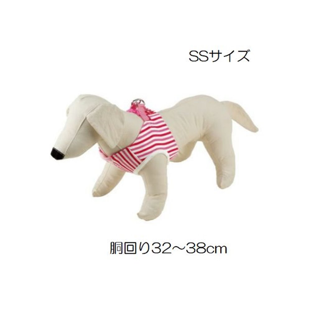 ペティオ(Petio) Little Angel ベストハーネス ストライプ SSサイズ [ペット用品 犬用 お散歩 超小型犬..