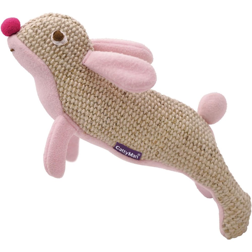 ドギーマン(DoggyMan) 猫のうしろ足爪みがき うーちゃん [猫用 つめとぎ おもちゃ ぬいぐるみ かわいい..