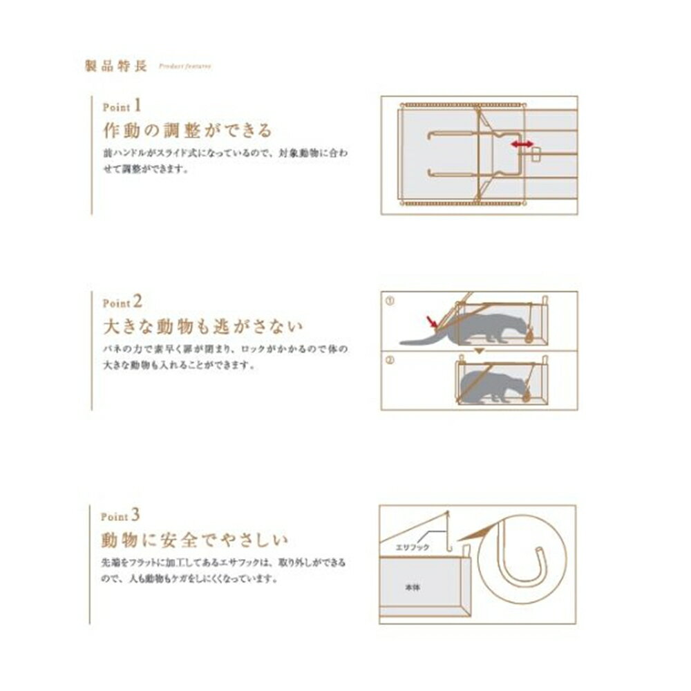 栄工業 栄ヒルズDtype NO.303(捕獲器) TN-3 3