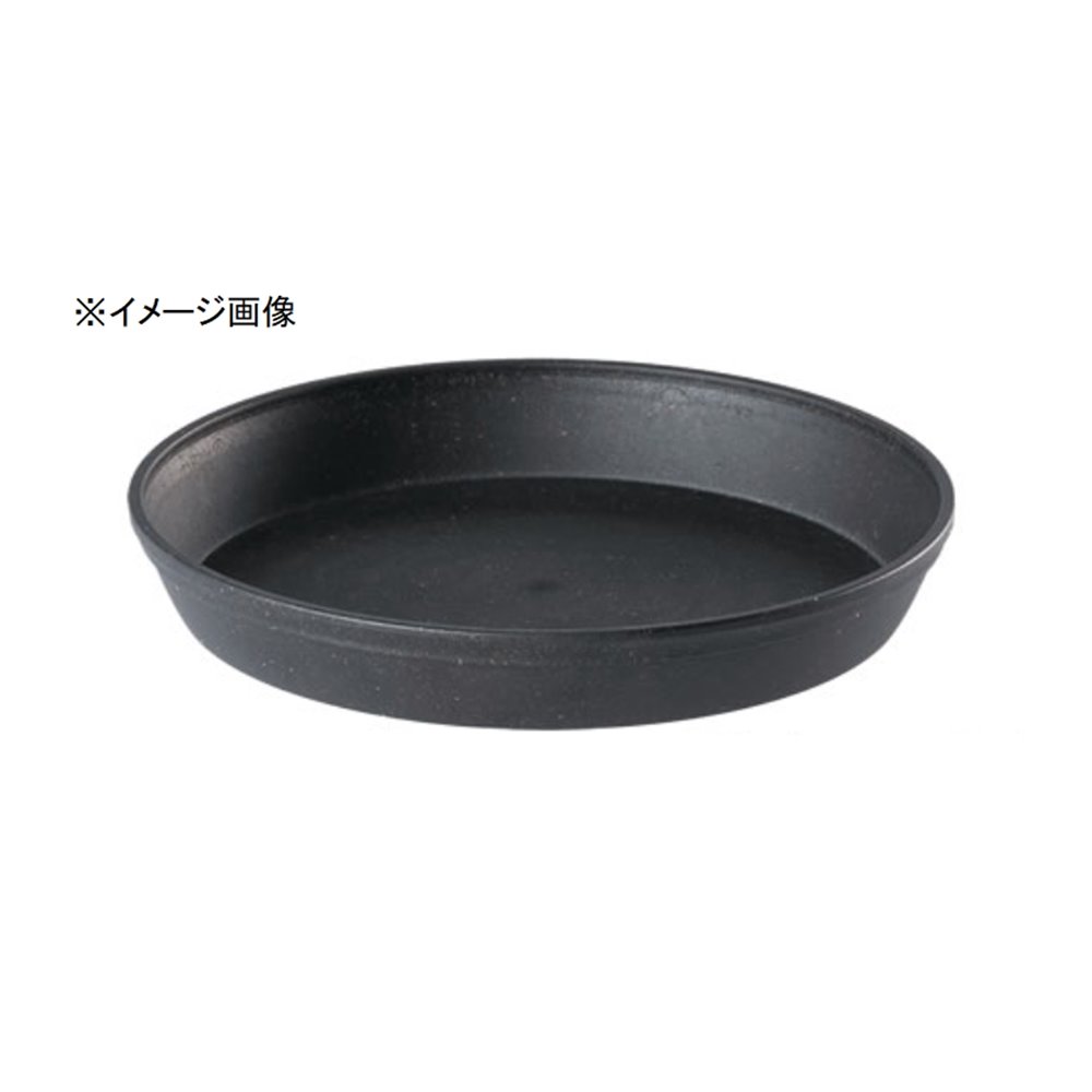 大和プラスチック プラウドプレート [園芸 鉢皿 受皿 再生プラスチック 自然素材] 21型用 ブラック