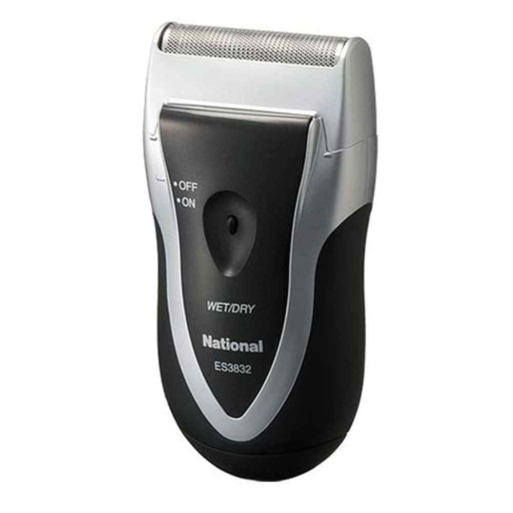 Panasonic パナソニック スーパーレザー [メンズシェーバー 髭剃り 簡易 コンパクト 電池式 水洗い可] ES3832-S