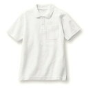 ベイリー 白色・学童ポロシャツ(半袖)120cm VR1200-120