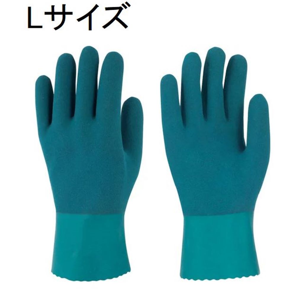 東和コーポレーション ニュートワロン Lサイズ [作業 手袋 天然ゴム スベリ止め シームレス] No.155