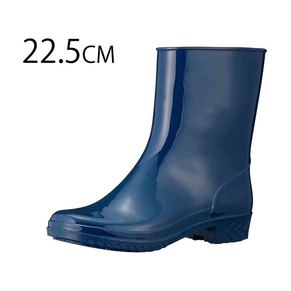 オカモト PVCブーツ オカモトレディ 鉄紺 22.5cm [長靴 レインブーツ 完全防水 耐油底 女性用] NAVY 22..