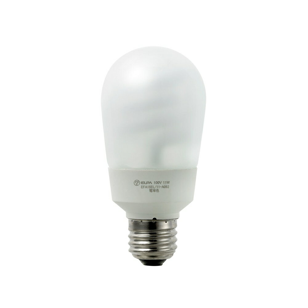 ELPA 電球型蛍光灯A60W EFA15EL/11-A062H