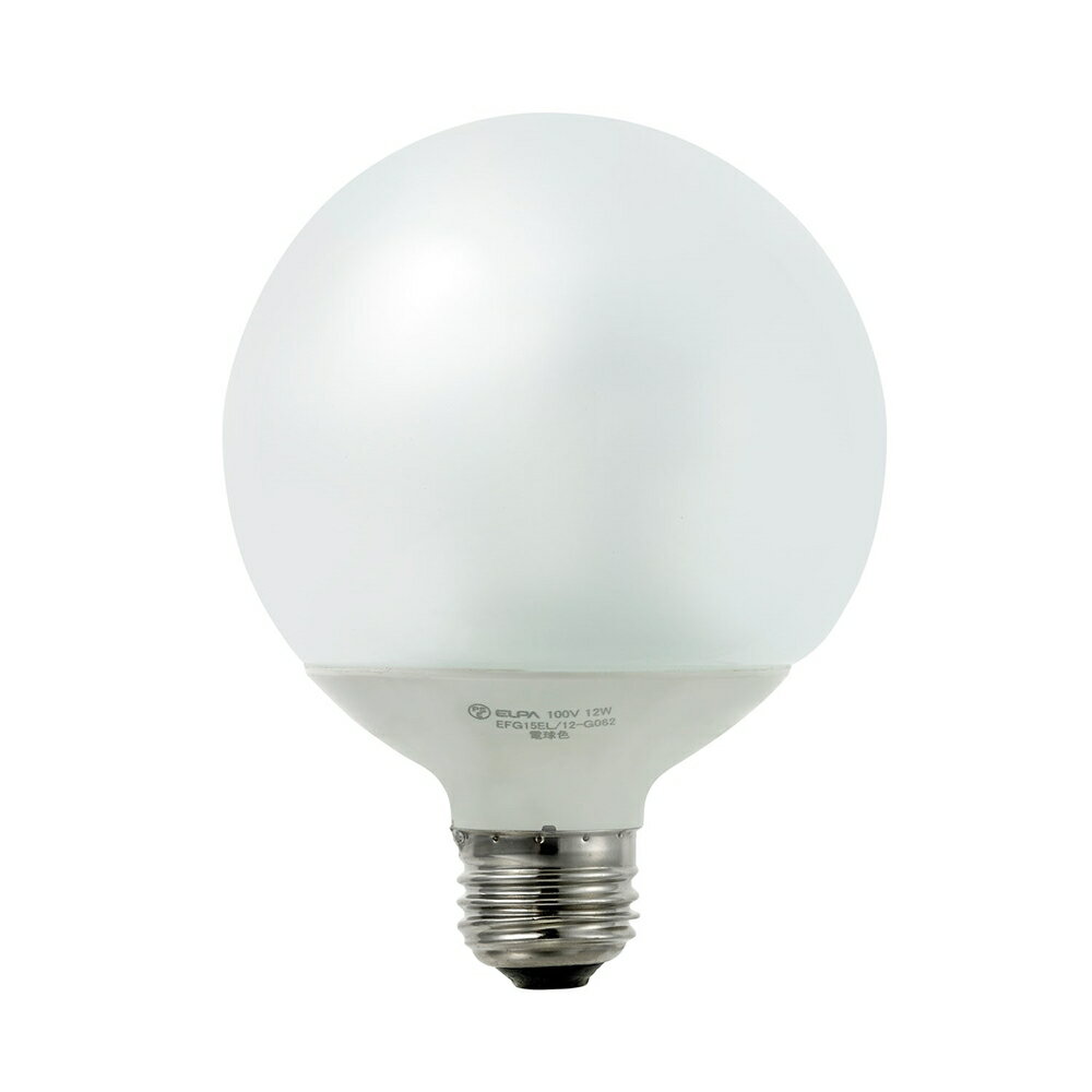 ELPA 電球型蛍光灯G60W EFG15EL/12-G062H