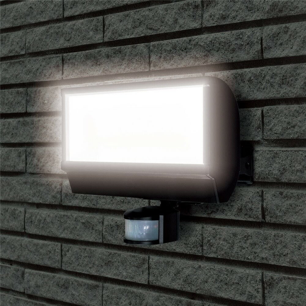 ELPA 屋外用LEDセンサーライト 1500ルーメン 広配光 [玄関 カーポート 勝手口 防犯 夜間] ESL-W2801AC
