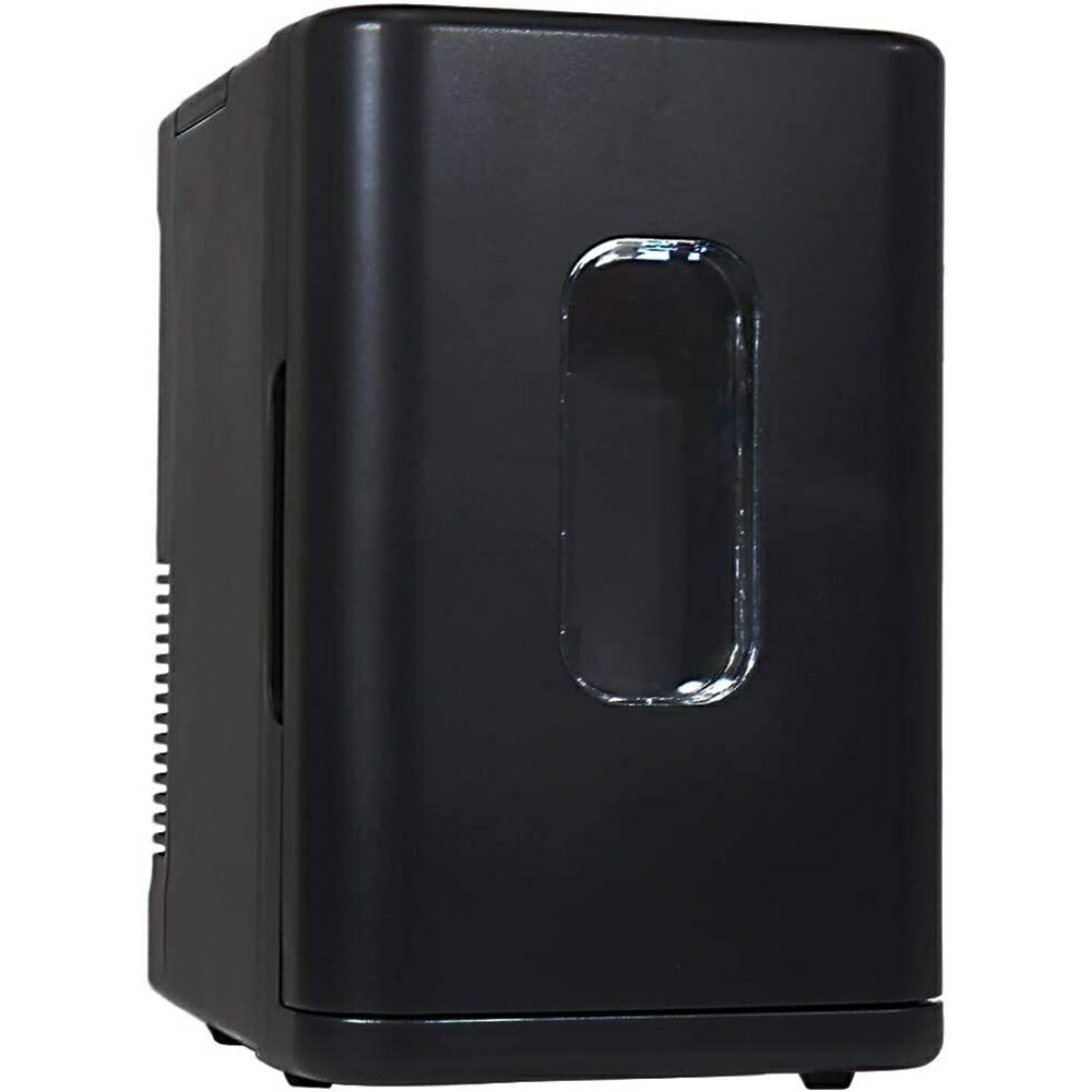 冷温庫 SIS ディスプレー型 ポータブル保冷温庫 8L ブラック [車内 寝室 アウトドア 缶 ペットボトル] BL-108A-BK