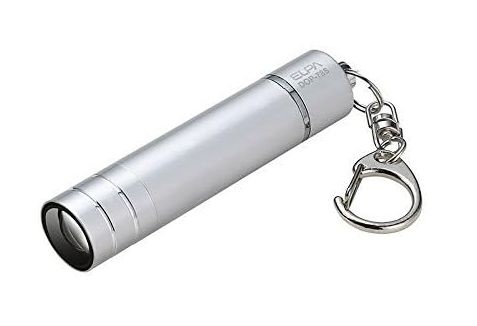 朝日電器 ELPA(エルパ) LEDキーライト シルバート [懐中電灯 電池 コンパクト キーホルダー] DOP-785(SL)