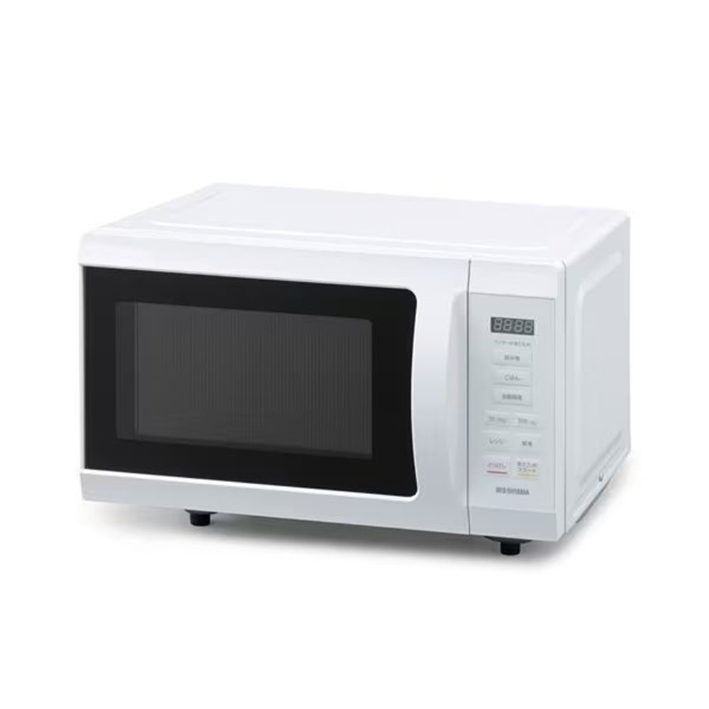 アイリスオーヤマ 電子レンジ 18L フラットテーブル ホワイト [キッチン 調理 家電 温め 解凍 ごはん ..