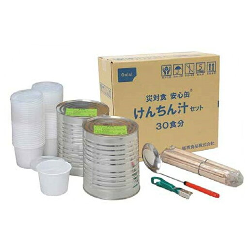 尾西食品 安心缶 けんちん汁セット 30食 尾西食品 安心缶 けんちん汁セット 30食